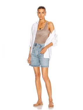 Agolde Criss Cross Shorts